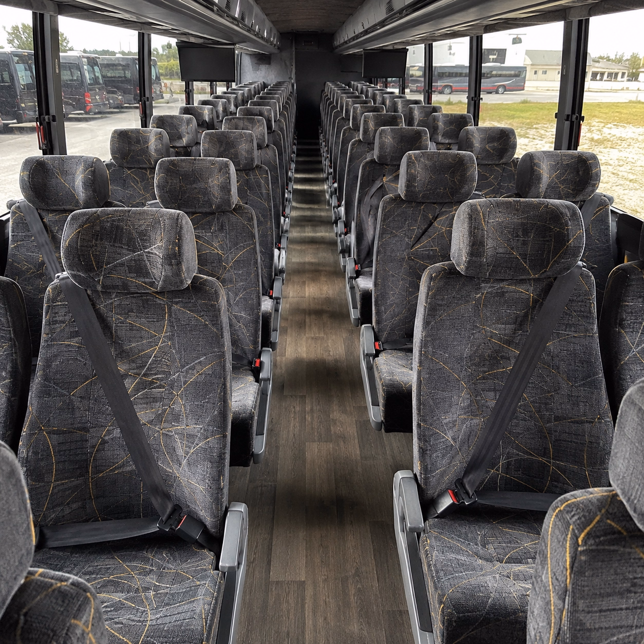 asheville bus rental service area