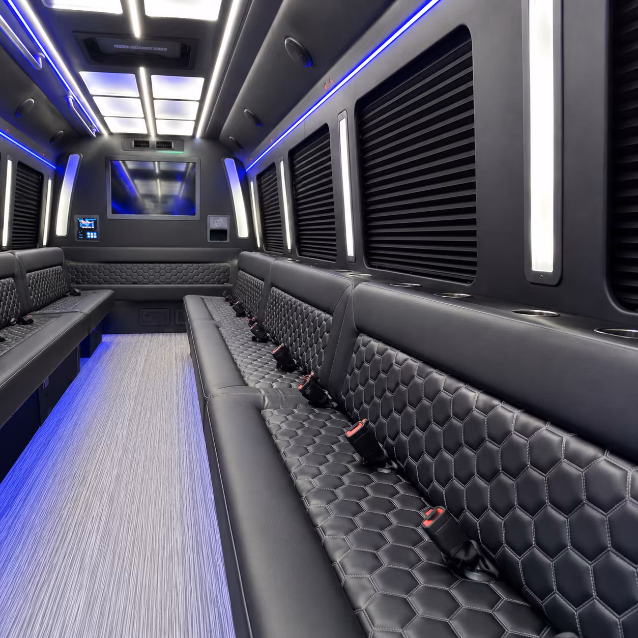 asheville party bus rentals inside