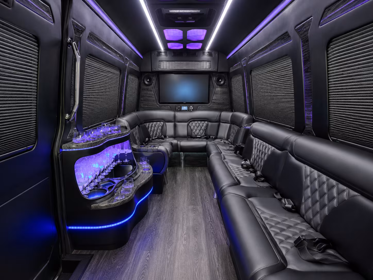 asheville prom transportation onboard seating