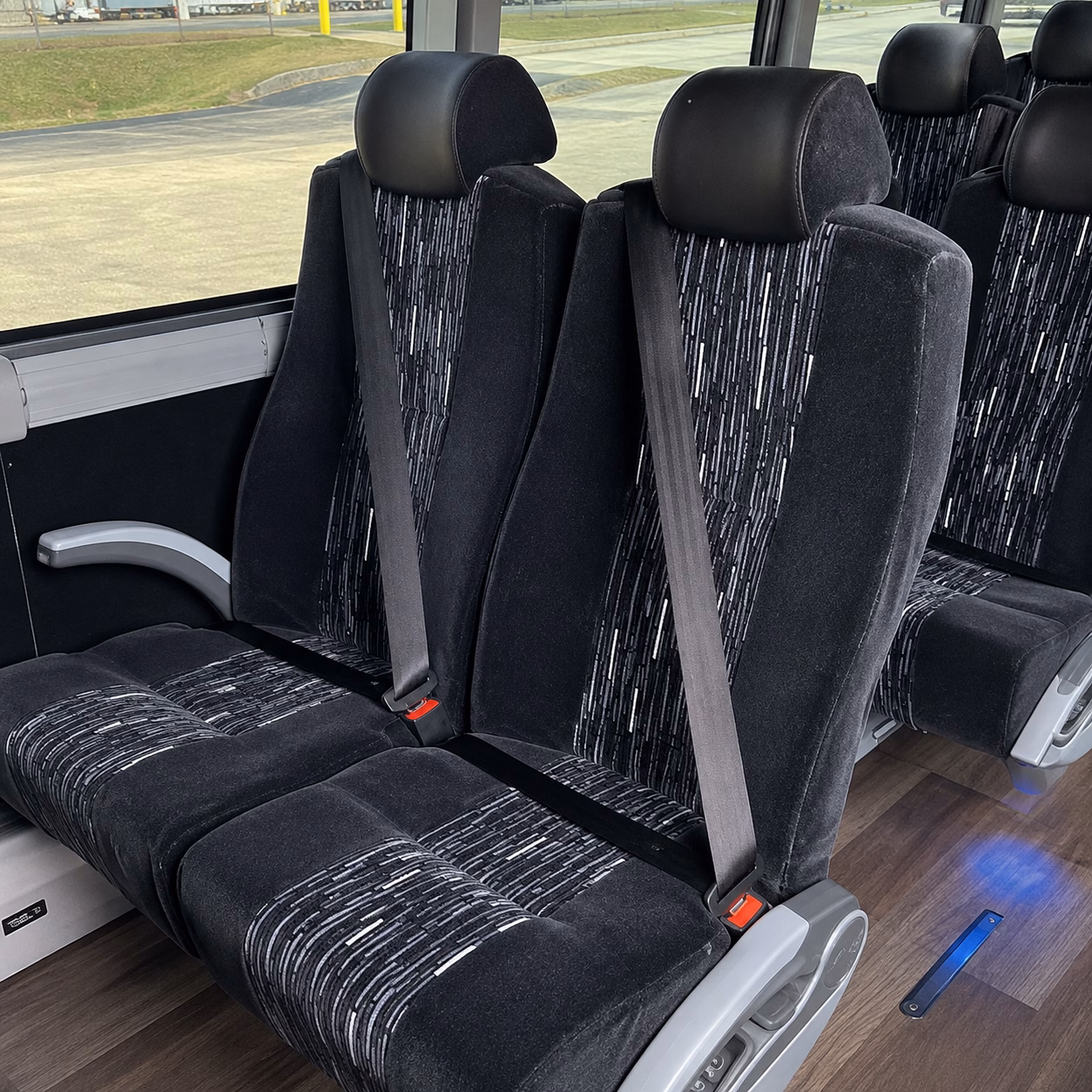 asheville sporting event transportation onboard seating