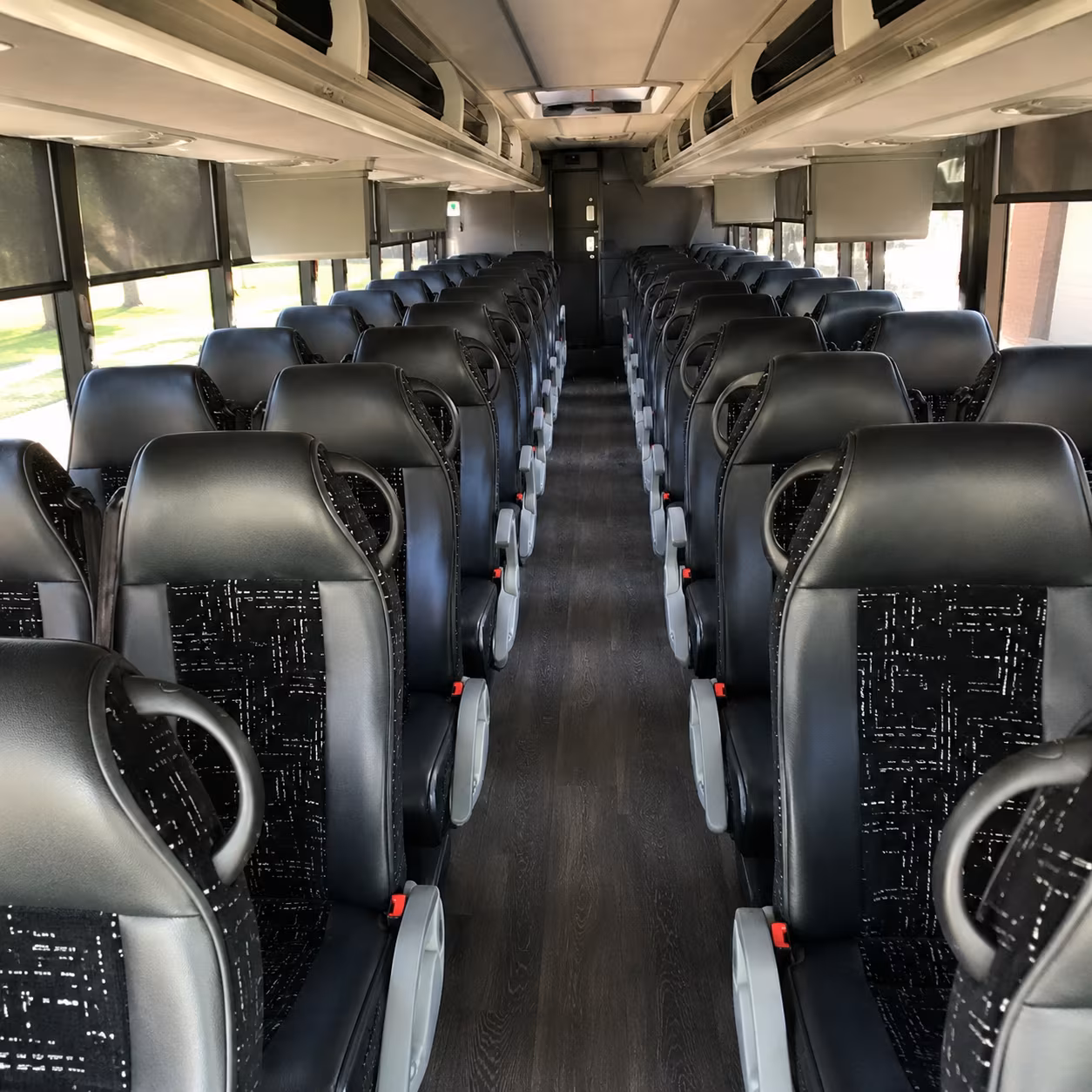 kannapolis charter bus rental interior