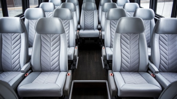 28 passenger minibus interior
