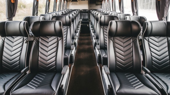 56 passenger charter bus rental greenville